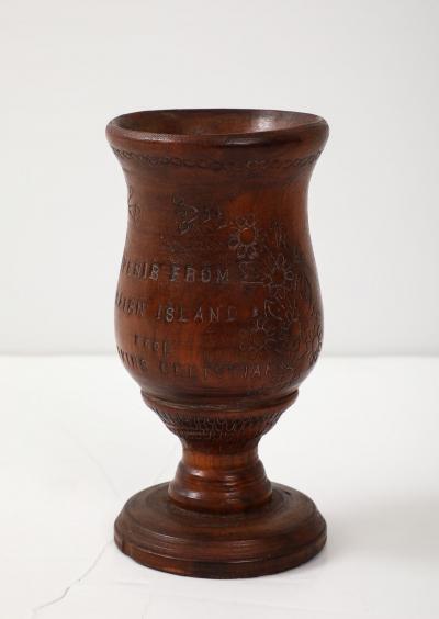 Pitcairn Island Wooden Vase