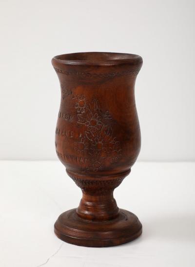 Pitcairn Island Wooden Vase