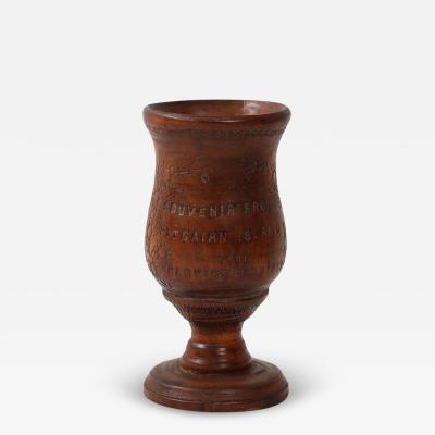 Pitcairn Island Wooden Vase