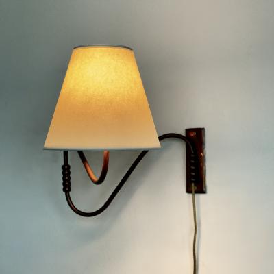 Pivoting arm wall light Denmark mid 20th century