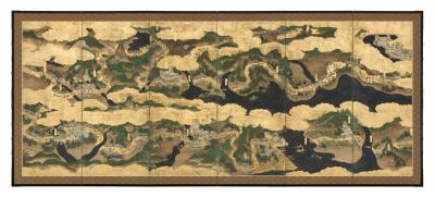 Places Along the Tokaido ca 1620