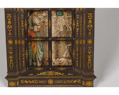 Placido Zuloaga an Extremely Rare Spanish Gold and Silver Damascened Frame