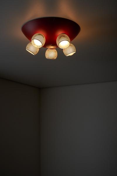 Plafonniere with Slatted Diffusers