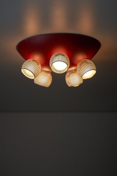 Plafonniere with Slatted Diffusers