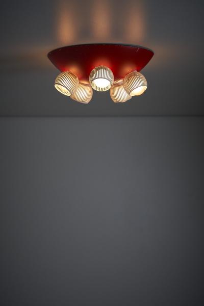 Plafonniere with Slatted Diffusers