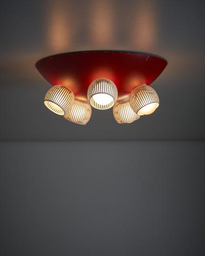 Plafonniere with Slatted Diffusers