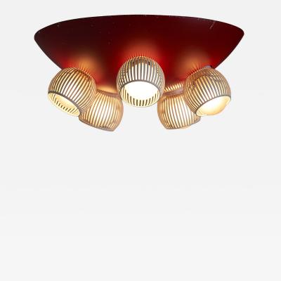 Plafonniere with Slatted Diffusers