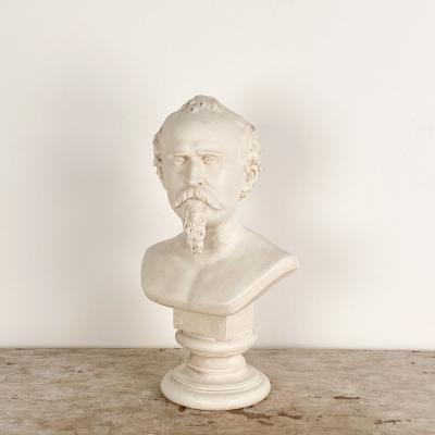 Plaster Bust of George Gordon USA circa 1870