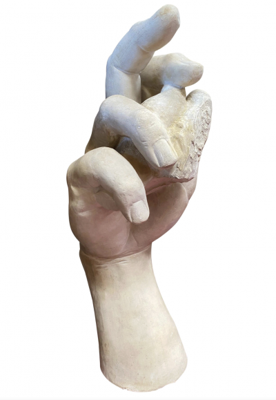 Plaster Cast of Davids Hand Italy 70s