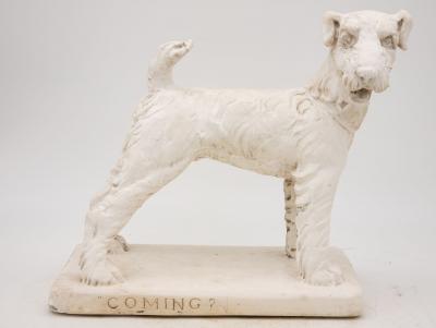 Plaster Model of A Terrier Dog 20th century