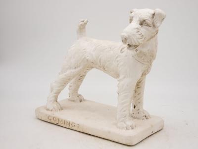 Plaster Model of A Terrier Dog 20th century