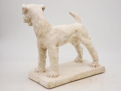 Plaster Model of A Terrier Dog 20th century