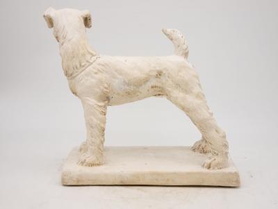 Plaster Model of A Terrier Dog 20th century