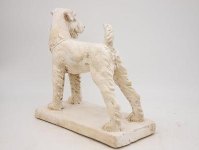 Plaster Model of A Terrier Dog 20th century