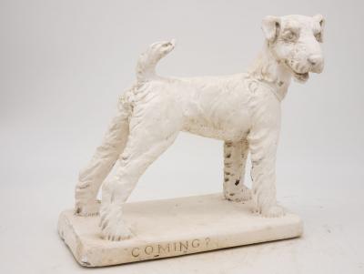 Plaster Model of A Terrier Dog 20th century