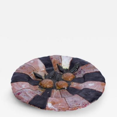 Plate representing fruits Portugal 20th century 