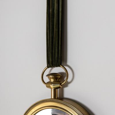 Pocket Watch Wall Mirror in the style of Piero Fornasetti Italy 1950s