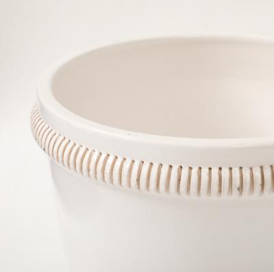 Pol Chambost Pol Chambost White Planter on a Foot France c 1930s signed no 