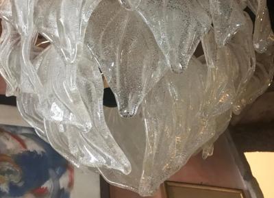 Polar Murano Glass Chandelier Italy 1970s