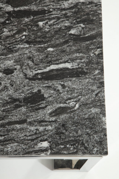 Polished Chrome Greek Key Coffee Table 