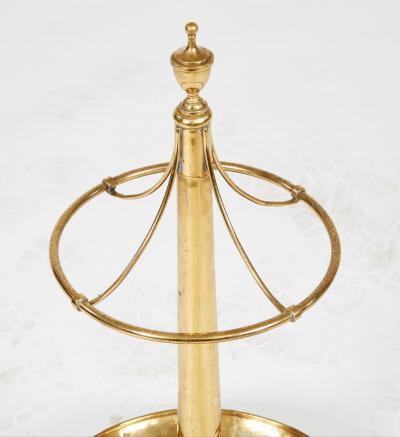 Polished Copper and Brass Umbrella Stand
