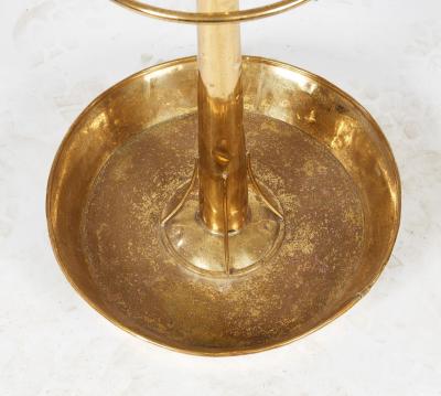 Polished Copper and Brass Umbrella Stand