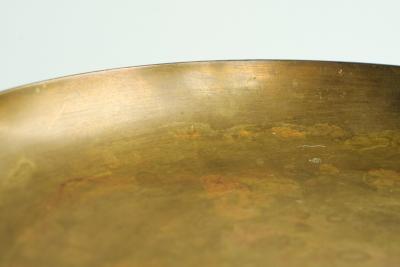 Polotti Arreda Centerpiece or Bowl in Solid Bronze Italy Mid 20th Century