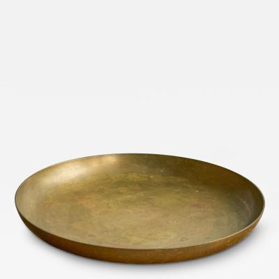 Polotti Arreda Centerpiece or Bowl in Solid Bronze Italy Mid 20th Century
