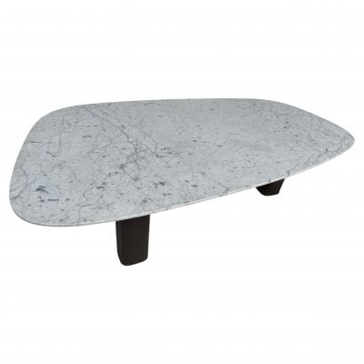 Poltrona Frau Jean Marie Massaud Jane Table For Poltrona Frau w Arabescato Marble Top