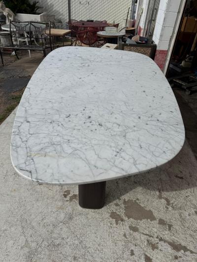 Poltrona Frau Jean Marie Massaud Jane Table For Poltrona Frau w Arabescato Marble Top