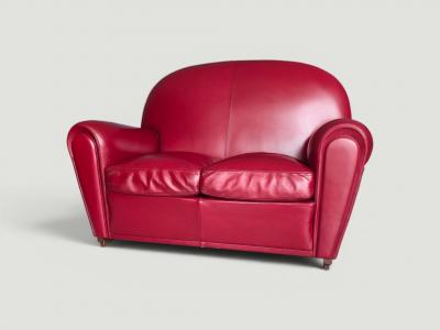 Poltrona Frau Poltrona Frau Vanity Fair Model 904 Leather Sofa Italy Numbered Edition
