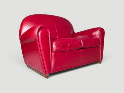 Poltrona Frau Poltrona Frau Vanity Fair Model 904 Leather Sofa Italy Numbered Edition