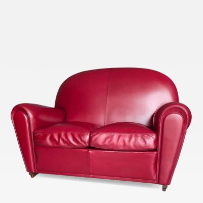 Poltrona Frau Poltrona Frau Vanity Fair Model 904 Leather Sofa Italy Numbered Edition