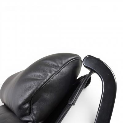 Poltrona Frau Poltrona Frau Viking Leather Lounge Chair by Sigurd Resell 1970