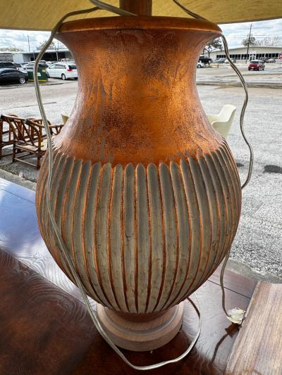 Polychrome Asian Style 3 way Table Lamp