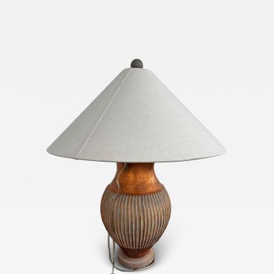 Polychrome Asian Style 3 way Table Lamp