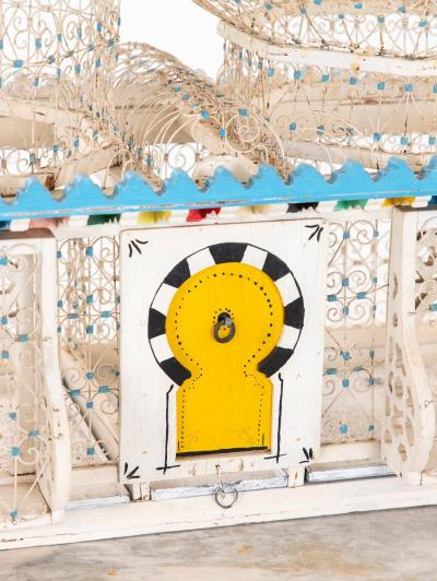 Polychrome Wire Birdcage French 20th Century