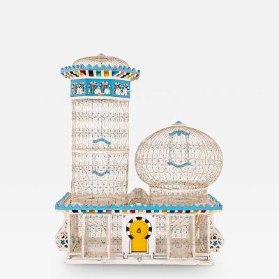 Polychrome Wire Birdcage French 20th Century