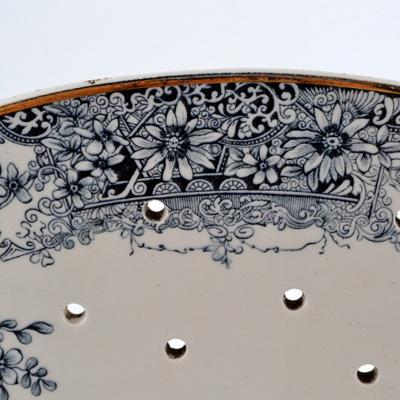 Porcelain Mezzanine AKA Meat Straner Drainer Pattern Sterling 