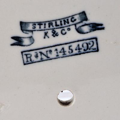 Porcelain Mezzanine AKA Meat Straner Drainer Pattern Sterling 