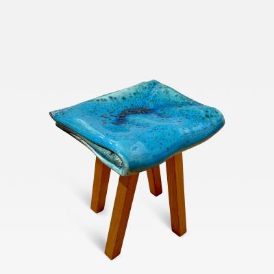 Porcelain and Oak Stool Judith van den Boom Netherlands 2012