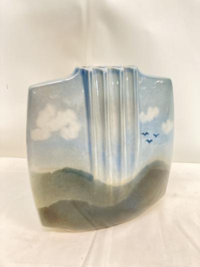Porcelaine vase by Virebent