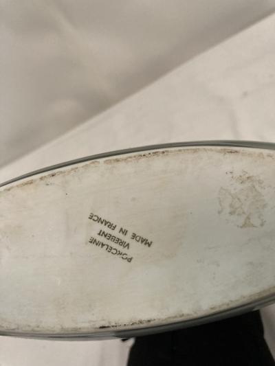 Porcelaine vase by Virebent