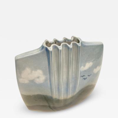 Porcelaine vase by Virebent