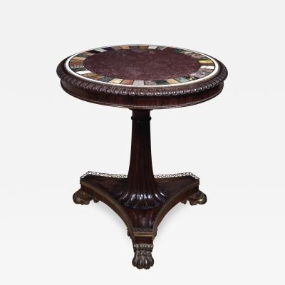 Porphyry and Specimen Top Table