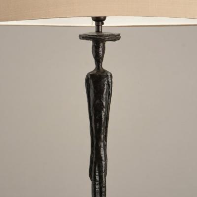 Porta Romana Giacometti Form Table Lamps with Bronze Finish by Porta Romana Pair