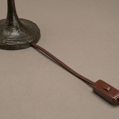 Porta Romana Giacometti Form Table Lamps with Bronze Finish by Porta Romana Pair