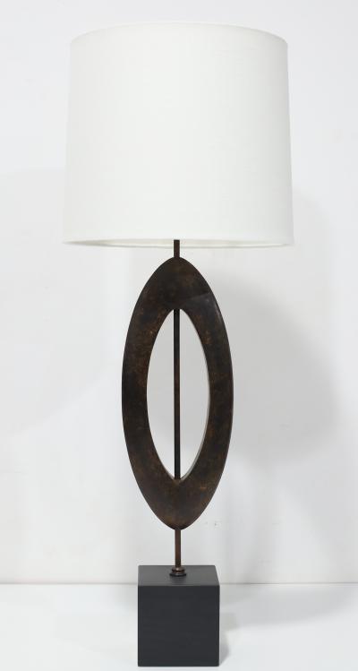 Porta Romana Porta Romana Patinated Copper Manhattan Lamp 2000s