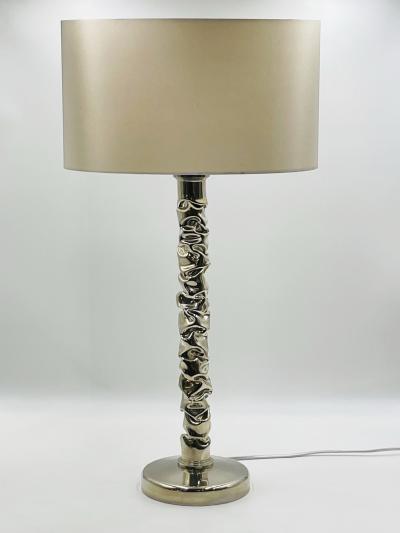 Porta Romana Stunning Table Lamp in Polished Nickel Made in England by Porta Romana