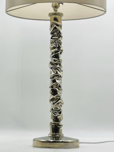 Porta Romana Stunning Table Lamp in Polished Nickel Made in England by Porta Romana